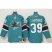 San Jose Sharks #39 Logan Couture Teal Stitched NHL Jersey