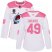 Adidas Colorado Avalanche #49 Samuel Girard White/Pink 2022 Stanley Cup Champions Authentic Fashion Womens Stitched NHL Jersey Womens