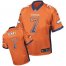 Nike Denver Broncos #7 John Elway Orange Team Color Mens Stitched NFL Elite Drift Fashion Jersey