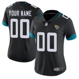 Nike Jacksonville Jaguars Customized Black Alternate Stitched Vapor Untouchable Limited Womens NFL Jersey