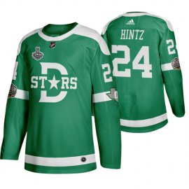 Adidas Dallas Stars #24 Roope Hintz Mens Green 2020 Stanley Cup Final Stitched Classic Retro NHL Jersey
