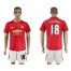 Manchester United #18 Young Red Home Soccer Club Jersey