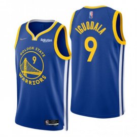 Nike Golden State Warriors #9 Andre Iguodala Royal Mens 2021-22 NBA 75th Anniversary Diamond Swingman Jersey – Icon Edition Mens