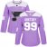 Adidas St. Louis Blues #99 Wayne Gretzky Purple Authentic Fights Cancer Womens Stitched NHL Jersey