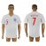 England #7 Beckham Home Thai Version Soccer Country Jersey