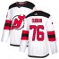 Adidas New Jersey Devils #76 P.K. Subban White Road Authentic Stitched NHL Jersey