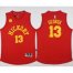 Indiana Pacers #13 Paul George Red Hickory Stitched NBA Jersey