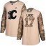 Adidas Calgary Flames #17 Milan Lucic Camo Authentic 2017 Veterans Day Stitched Youth NHL Jersey