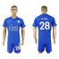 Leicester City #28 Fuchs Home Soccer Club Jersey