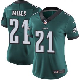 Nike Philadelphia Eagles #21 Jalen Mills Green Team Color Womens Stitched NFL Vapor Untouchable Limited Jersey