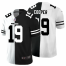 Dallas Cowboys #19 Amari Cooper Mens Black V White Peace Split Nike Vapor Untouchable Limited NFL Jersey