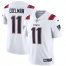 New England New England Patriots #11 Julian Edelman Mens Nike White 2020 Vapor Limited Jersey