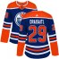 Adidas Edmonton Oilers #29 Leon Draisaitl Royal Alternate Authentic Womens Stitched NHL Jersey