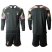 Italy Blank Black Long Sleeves Goalkeeper Soccer Country Jersey