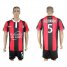OGC Nice #5 Belhanda Home Soccer Club Jersey