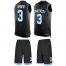 Nike Carolina Panthers #3 Will Grier Black Team Color Mens Stitched NFL Limited Tank Top Suit Jersey