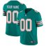 Nike Miami Dolphins Customized Aqua Green Alternate Stitched Vapor Untouchable Limited Youth NFL Jersey