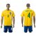 Brazil #4 David Luiz Home Soccer Country Jersey