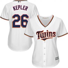 Minnesota Twins #26 Max Kepler White Home Womens Stitched MLB Jersey