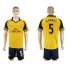 Arsenal #5 Gabriel Away Soccer Club Jersey