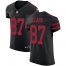 Nike San Francisco 49ers #87 Dwight Clark Black Alternate Mens Stitched NFL Vapor Untouchable Elite Jersey