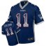 Nike New England Patriots #11 Julian Edelman Navy Blue Team Color Youth Stitched NFL Elite Drift Fashion Jersey