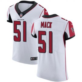 Nike Atlanta Falcons #51 Alex Mack White Mens Stitched NFL Vapor Untouchable Elite Jersey