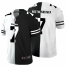 Pittsburgh Steelers #7 Ben Roethlisberger Mens Black V White Peace Split Nike Vapor Untouchable Limited NFL Jersey
