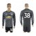 Manchester United #38 Tuanzebe Black Long Sleeves Soccer Club Jersey