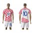 Croatia #10 Modric Home Soccer Country Jersey