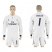 Real Madrid #1 Casillas White Home Long Sleeve Soccer Club Jersey