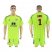 Lyon #1 Lopes Shiny Green Goalkeeper Soccer Club Jersey
