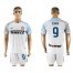 Inter Milan #9 Icardi White Away Soccer Club Jersey