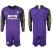 Atletico Madrid Blank Purple Goalkeeper Long Sleeves Soccer Club Jersey