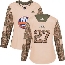 Adidas New York Islanders #27 Anders Lee Camo Authentic 2017 Veterans Day Womens Stitched NHL Jersey