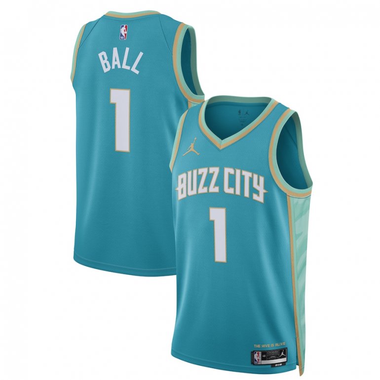 LaMelo Ball Charlotte Hornets Jordan Brand Unisex 2023/24 Swingman Jersey – Teal – City Edition