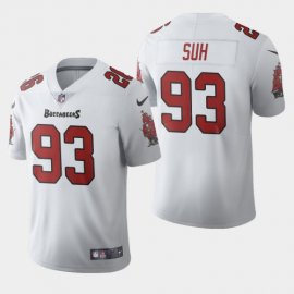 Tampa Bay Buccaneers #93 Ndamukong Suh White Mens Nike 2020 Vapor Limited NFL Jersey