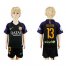 Barcelona #13 Cillesse Black Goalkeeper Kid Soccer Club Jersey