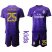 Real Madrid #25 Courtois Blue Goalkeeper Long Sleeves Kid Soccer Club Jersey