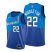 Nike Milwaukee Bucks #22 Khris Middleton Womens 2021 NBA Finals Champions City Edition Jersey Blue Womens
