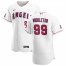 Los Angeles Angels #99 Keynan Middleton Mens Nike White Home 2020 Authentic Player MLB Jersey