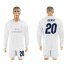 Real Madrid #20 Asensio Marine Environmental Protection Home Long Sleeves Soccer Club Jersey