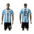 Argentina #13 Funes Home Soccer Country Jersey