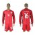 England #16 Jagielka Away Long Sleeves Soccer Country Jersey