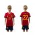 Spain #22 Isco Red Home Kid Soccer Country Jersey