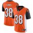 Nike Cincinnati Bengals #38 LeShaun Sims Orange Alternate Mens Stitched NFL Vapor Untouchable Limited Jersey