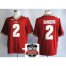 Florida State Seminoles (FSU) 2 Deion Sanders Red College Football NCAA Jerseys 2014 Vizio BCS National Championship Game Patch