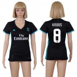 Womens Real Madrid #8 Kroos Away Soccer Club Jersey