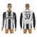 Juventus #37 Pereyra Home Long Sleeves Soccer Club Jersey