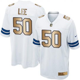Nike Dallas Cowboys #50 Sean Lee White Youth Stitched NFL Elite Gold Jersey